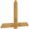 Ekena Millwork Eugene Rough Sawn Timber Gable Bracket, Western Red Cedar, 60"W x 40"H x 2"D x 6"F, 16/12 Pitch GBW060X40X0206EUG00RWR - alternate 3